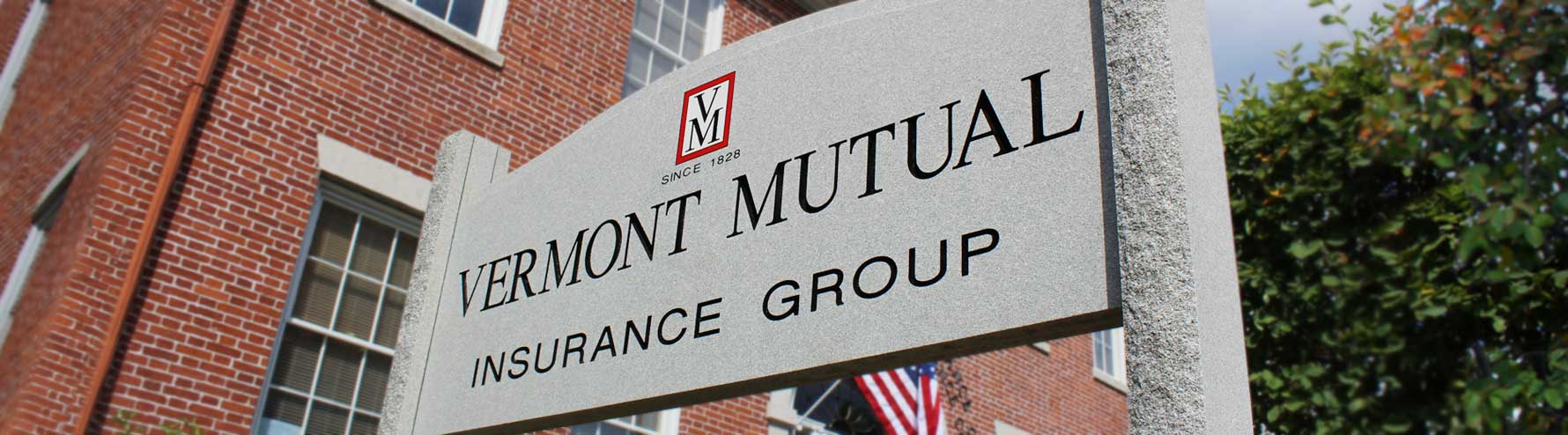 Vermont Mutual Insurance Group granite sign