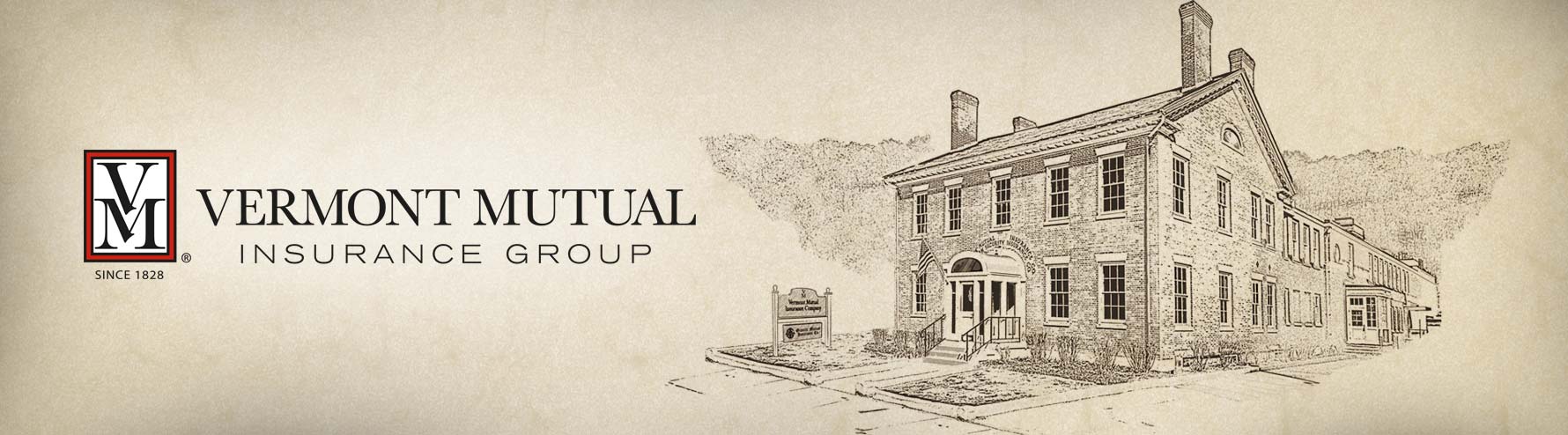drawing of Vermont Mutual Insurance Group building