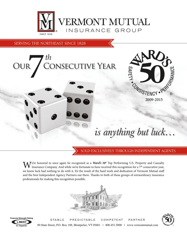 rint advertisement showing a pair of dice